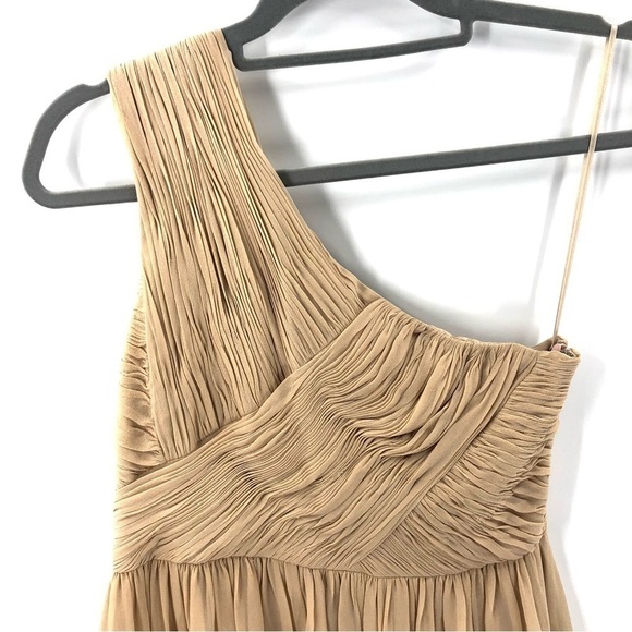 Tibi 100% Silk Dress 4 Chiffon One Shoulder Luxury Formal Wedding Fairy NEW $495 - Picture 3 of 13